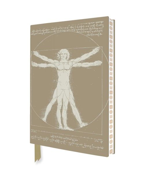 NB Da Vinci: Vitruvian Man Artisan Art Notebook (Lined)