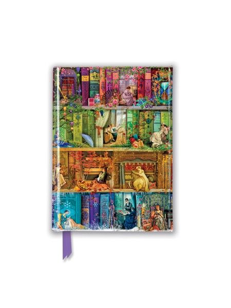 NB Aimee Stewart: A Stitch in Time Bookshelf (Foiled Pocket Journal)
