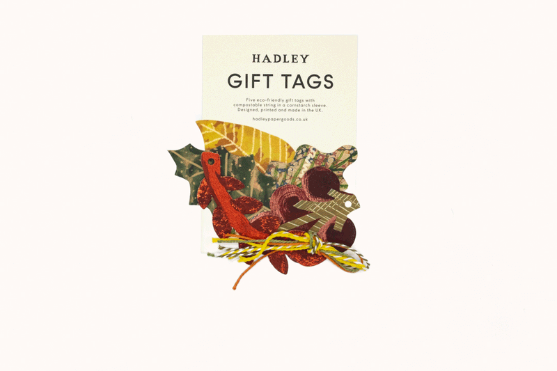 GT Leaf Gift Tags - set of 5