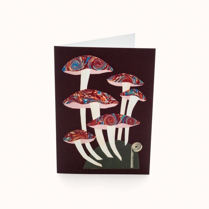 GC Marble Mushroom Greeting Card