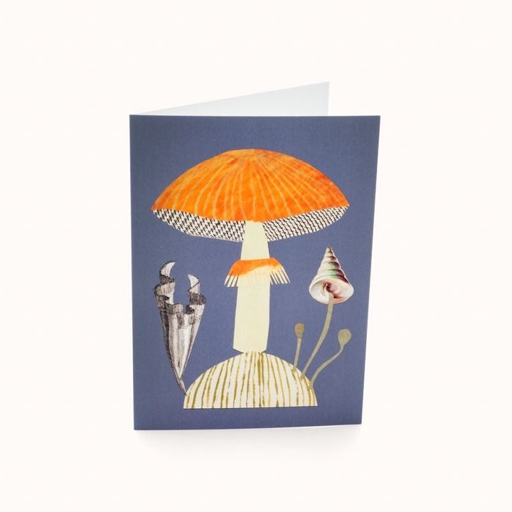 GC Orange Mushroom Greeting Card