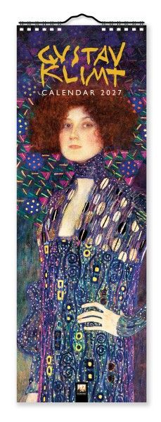CA 2027 Gustav Klimt Slim Calendar 2027 (Art Calendar)