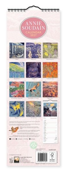 CA 2027 Annie Soudain Slim Calendar 2027 (Art Calendar)