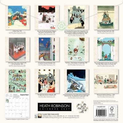 CA 2027 Heath Robinson Wall Calendar 2027 (Art Calendar)