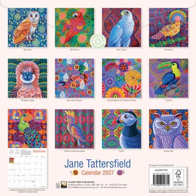 CA 2027 Jane Tattersfield Wall Calendar 2027 (Art Calendar)