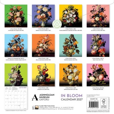 CA 2027 Ashmolean Museum: In Bloom Wall Calendar 2027 (Art Calendar)