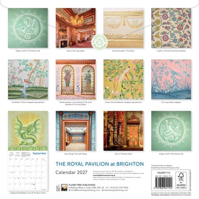 CA 2027 Royal Pavilion Brighton Wall Calendar 2027 (Art Calendar)