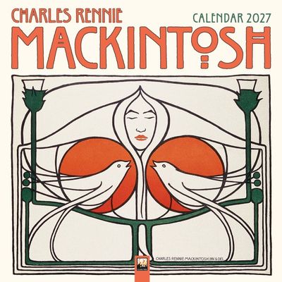 CA 2027 Charles Rennie Mackintosh Wall Calendar 2027 (Art Calendar)