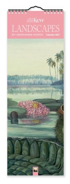 CA 2027 Kew Gardens: Landscapes by Marianne North Slim Calendar 2027 (Art Calendar)