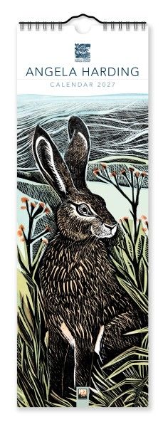 CA 2027 Angela Harding Slim Calendar 2027 (Art Calendar)