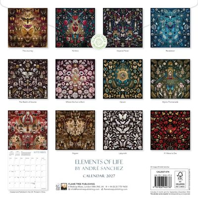 CA 2027 André Sanchez Wall Calendar 2027 (Art Calendar)