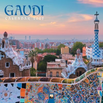 CA 2027 Gaudí Wall Calendar 2027 (Art Calendar)