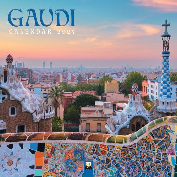 CA 2027 Gaudí Wall Calendar 2027 (Art Calendar)