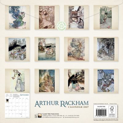 CA 2027 Arthur Rackham Wall Calendar 2027 (Art Calendar)