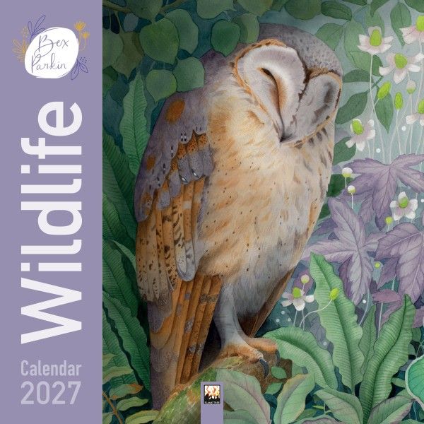 CA 2027 Bex Parkin: Wildlife Wall Calendar 2027 (Art Calendar)