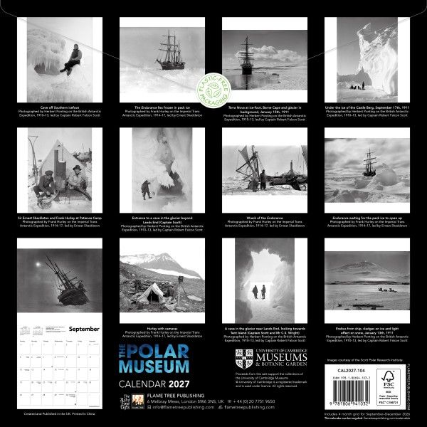 CA 2027 The Polar Museum Wall Calendar 2027 (Art Calendar)