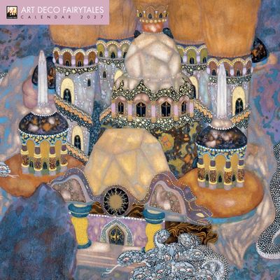 CA 2027 Art Deco Fairytales Wall Calendar 2027 (Art Calendar)