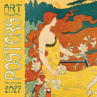 CA 2027 Art Nouveau Posters Wall Calendar 2027 (Art Calendar)