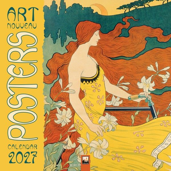 CA 2027 Art Nouveau Posters Wall Calendar 2027 (Art Calendar)