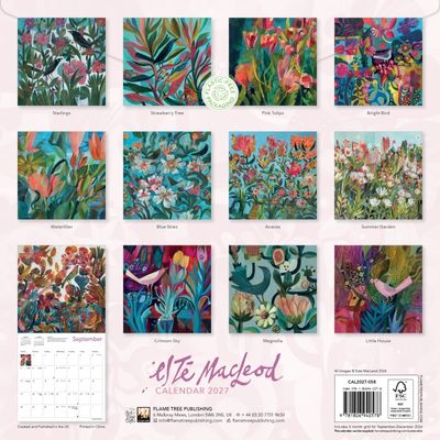 CA 2027 Esté MacLeod Wall Calendar 2027 (Art Calendar)