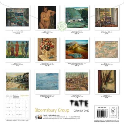 CA 2027 Tate: Bloomsbury Group Wall Calendar 2027 (Art Calendar)