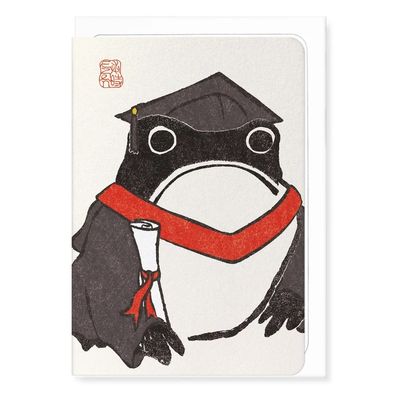 GC Graduation Ezen Frog Greeting Card