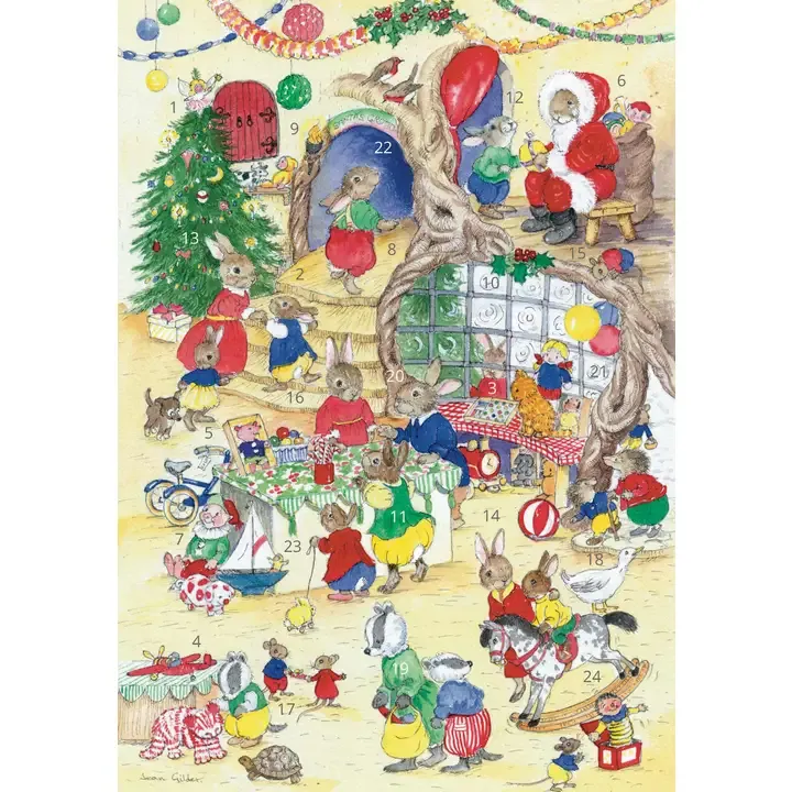 AC Jean Gilder 'Toy Shop' A5 Advent Card