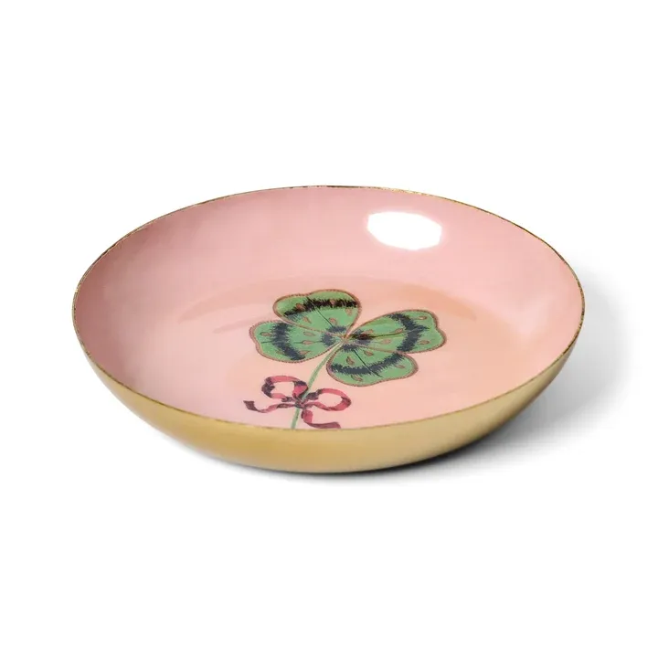 GF Clover Round Enamel Tray