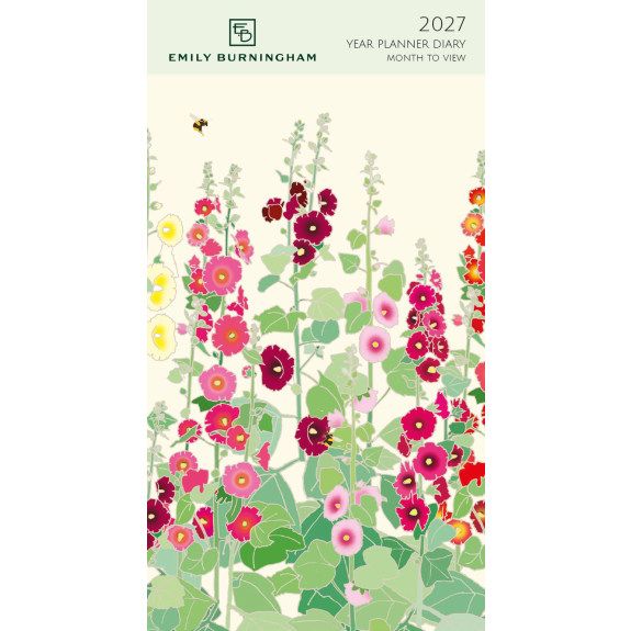 DI 2027 HOLLYHOCKS YEAR PLANNER DIARY (PP6)