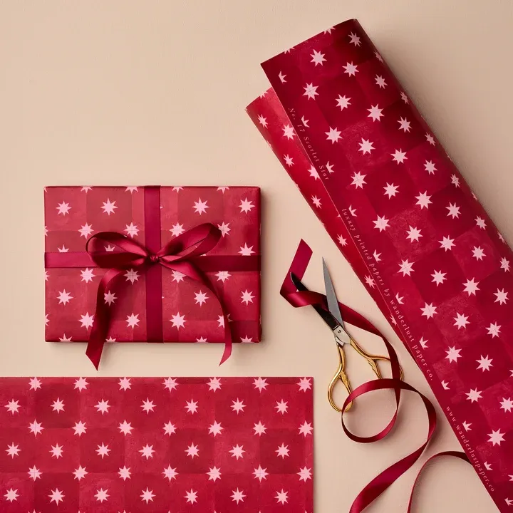 GW Scarlet Star Patterned Paper