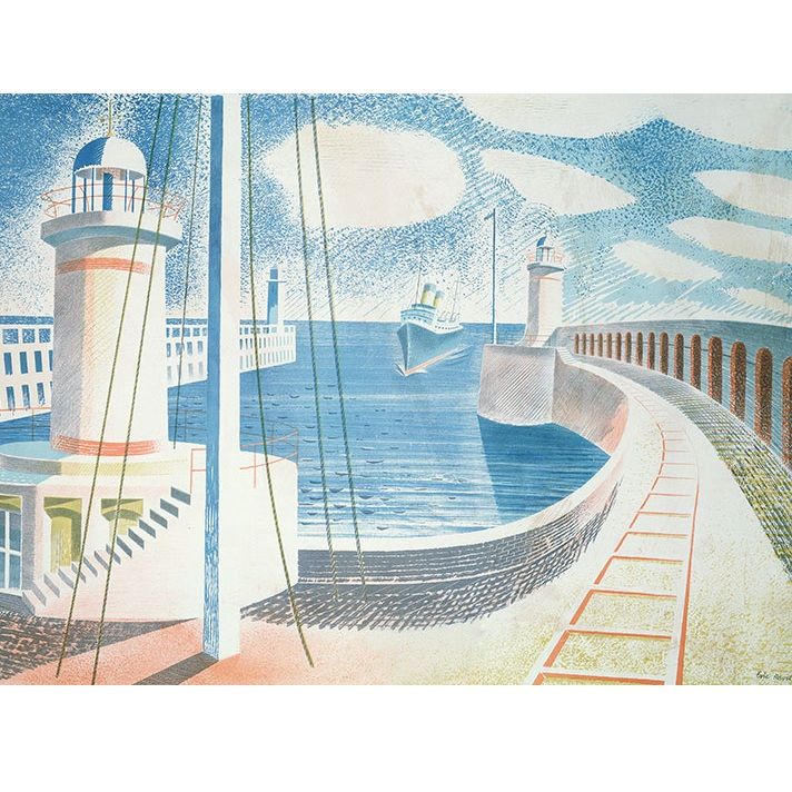 GC Eric Ravilious Newhaven Harbour