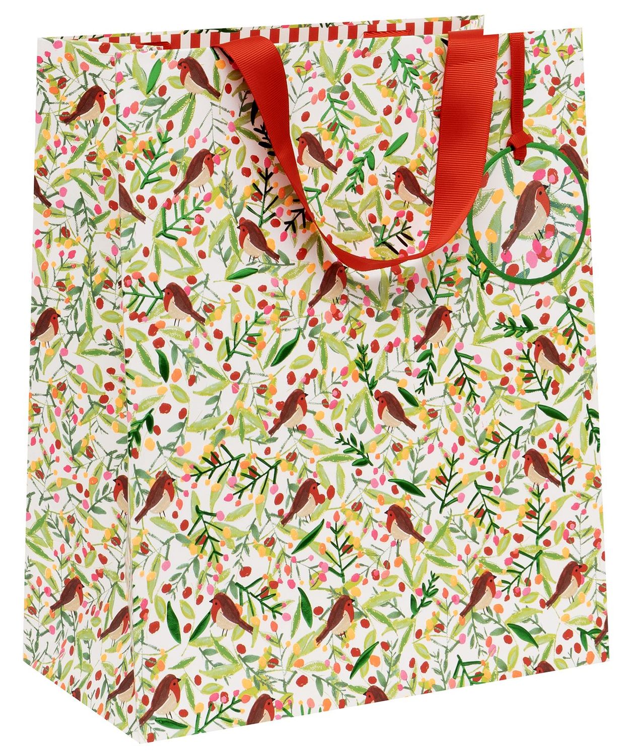 GBX BAG LARGE BERRY MERRY ROBINS SGL