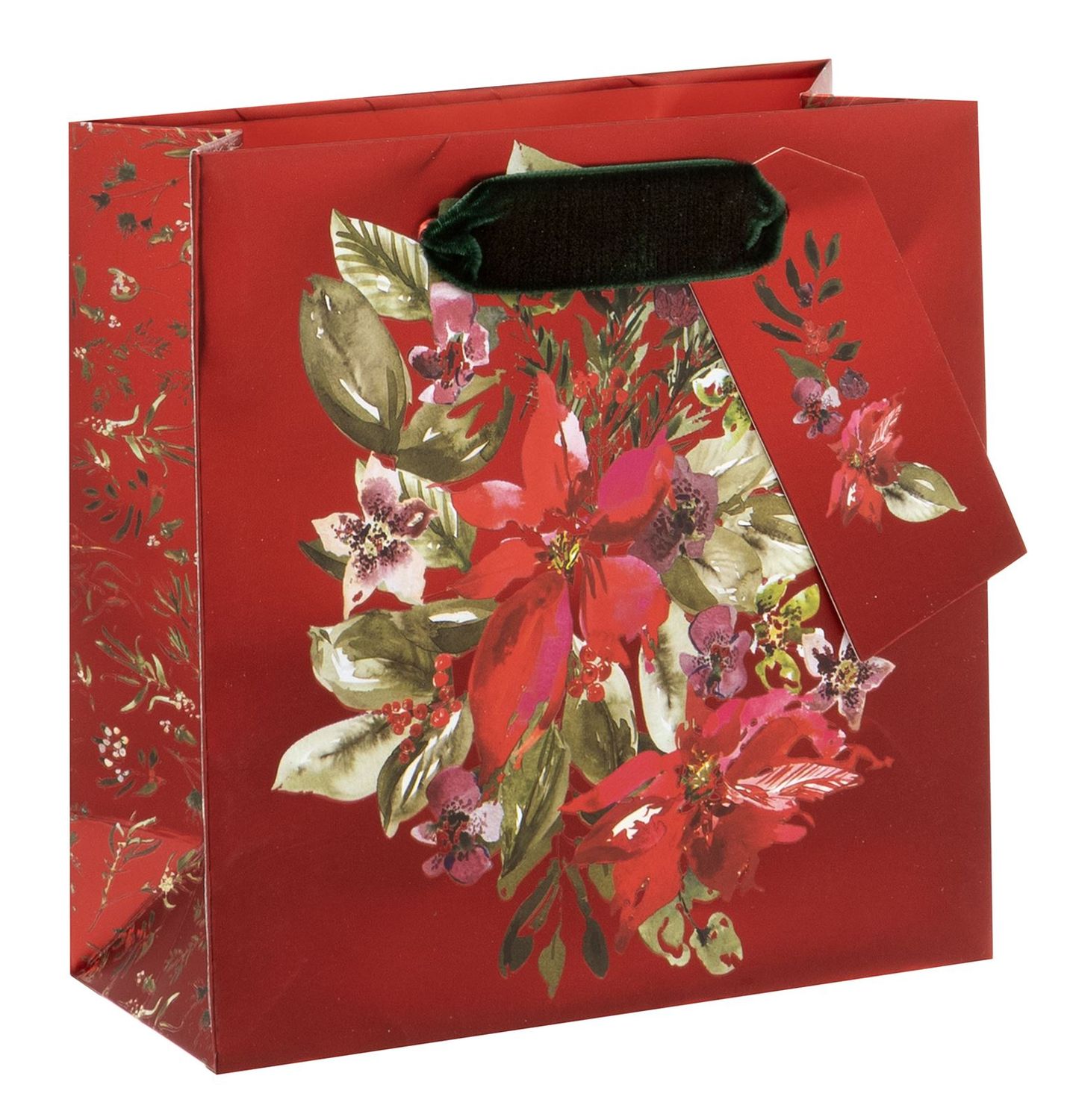 GBX BAG SMALL PLUSH POINSETTIA SGL