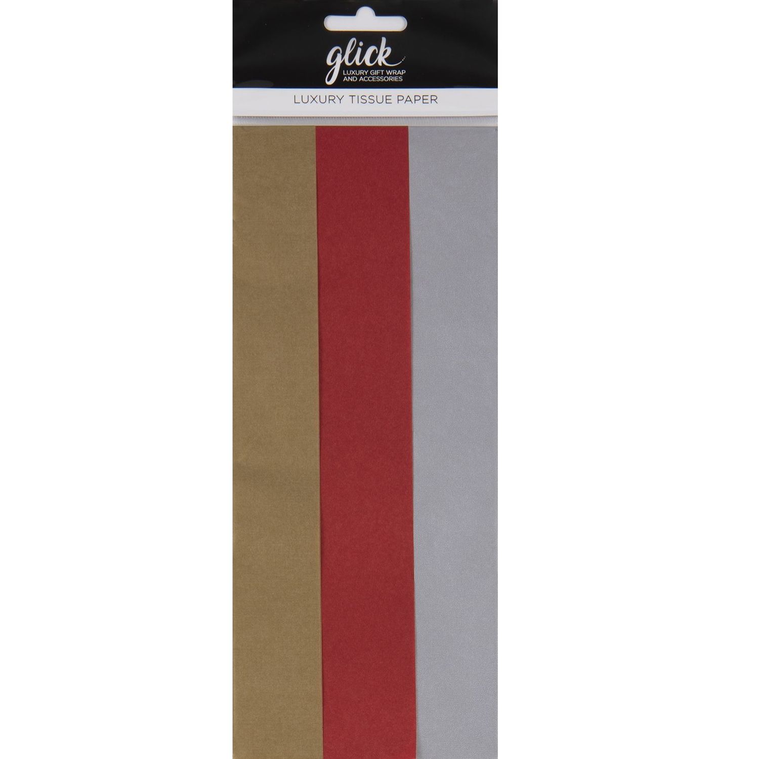 TISSUE MULTIPACK (6) GOLD/SILVER/RED SGL