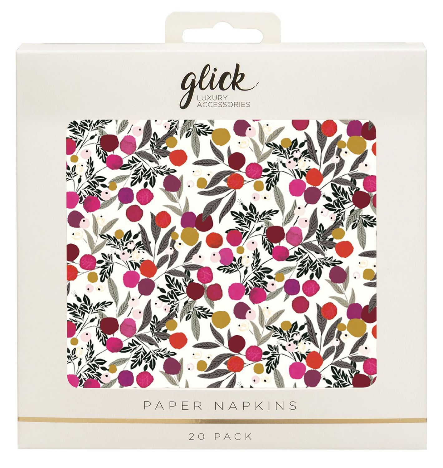 NAX NAPKINS (20) BRIGHT BERRIES SGL