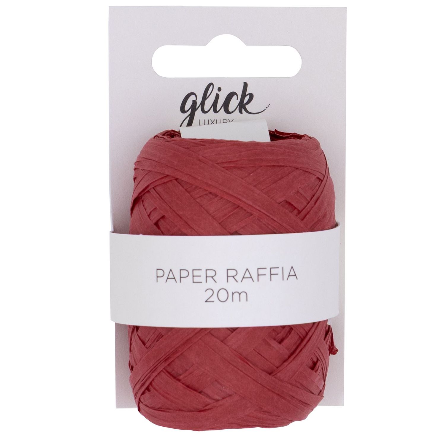 GTX PAPER RAFFIA 20M RED SGL