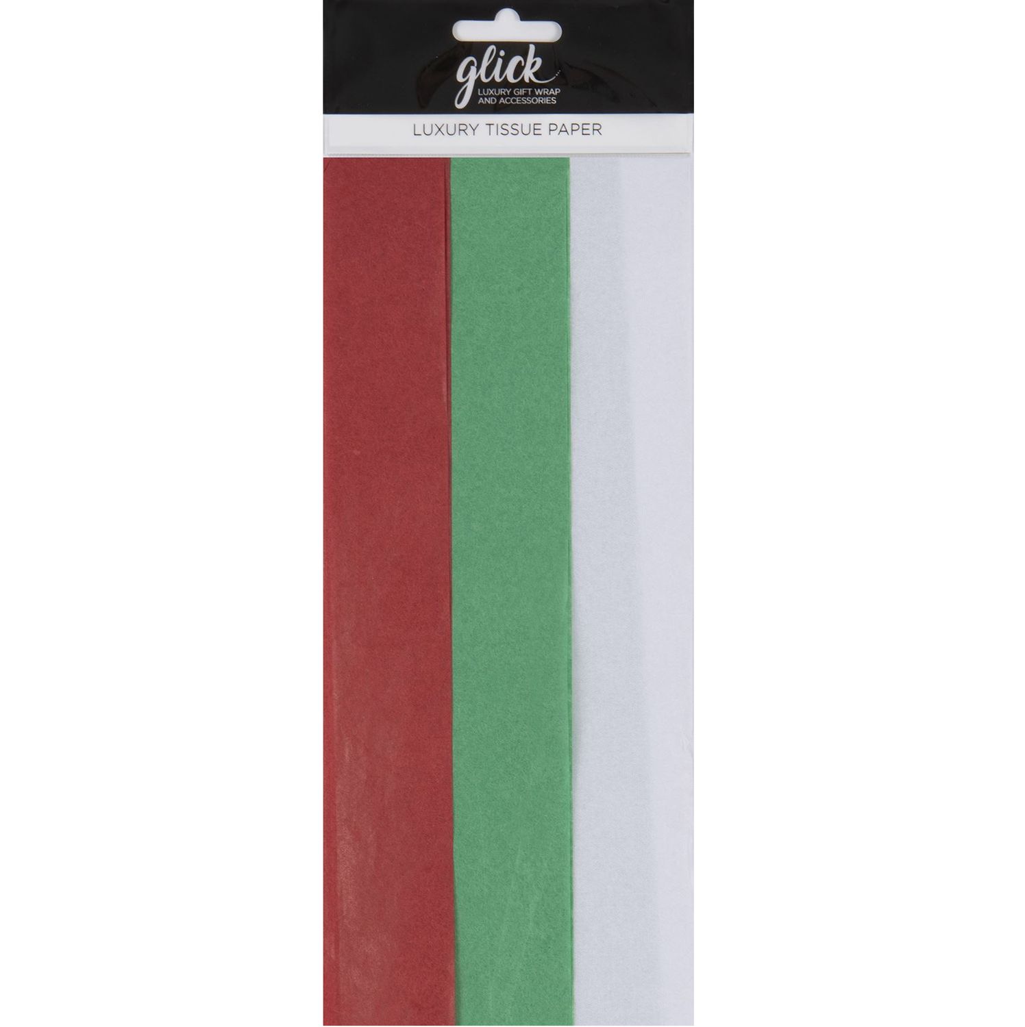 TiX TISSUE MULTIPACK (6) RED/WHITE/GREEN SGL