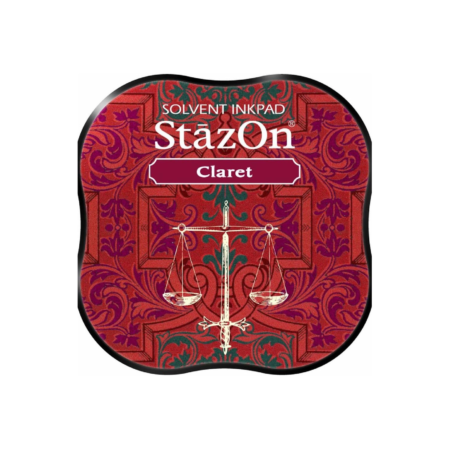 IK Claret StazOn Midi Ink Pad