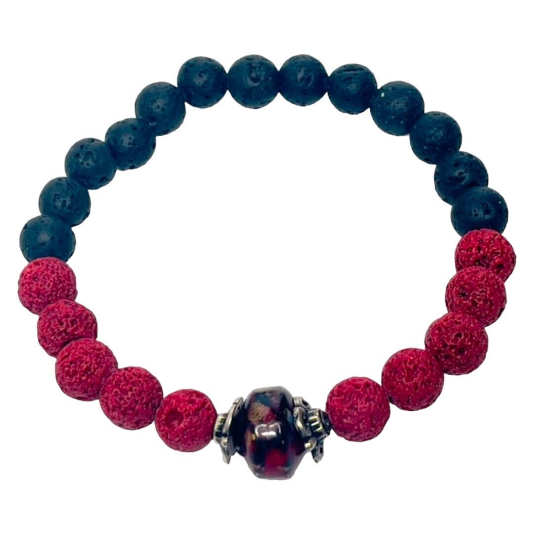 Coral Lava Bracelet