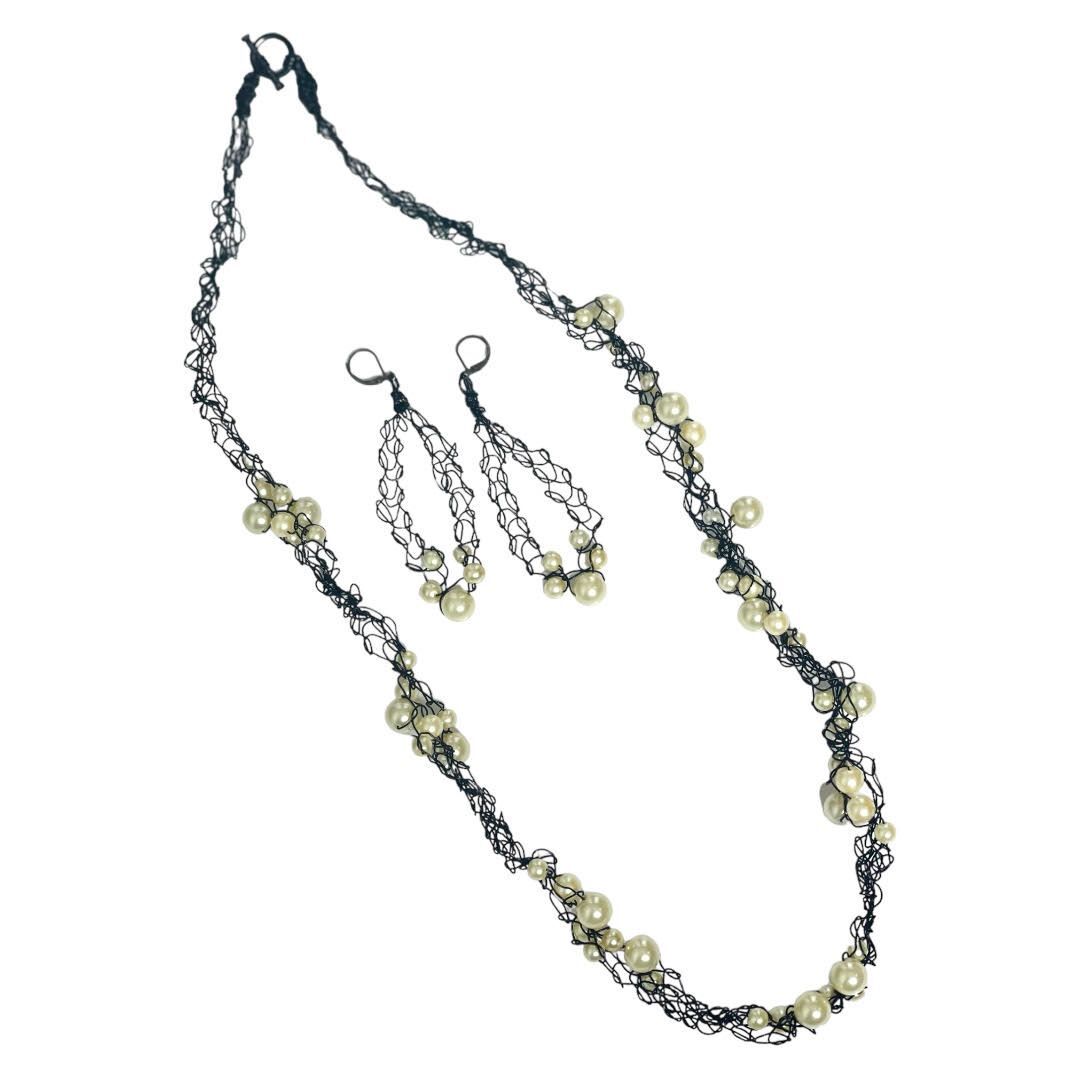 Pearly Wire Crochet Set