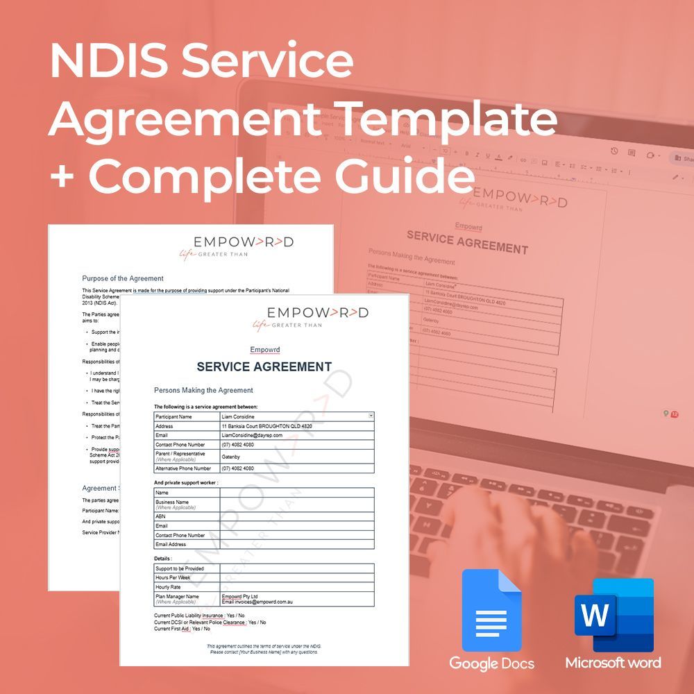 NDIS Service Agreement Template + Complete Guide