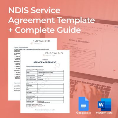 NDIS Service Agreement Template + Complete Guide