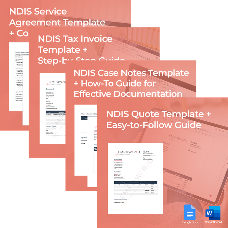 NDIS Independent Support Worker Toolkit: All-in-One Templates & How-To Guides