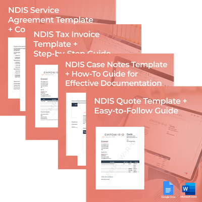 NDIS Independent Support Worker Toolkit: All-in-One Templates & How-To Guides