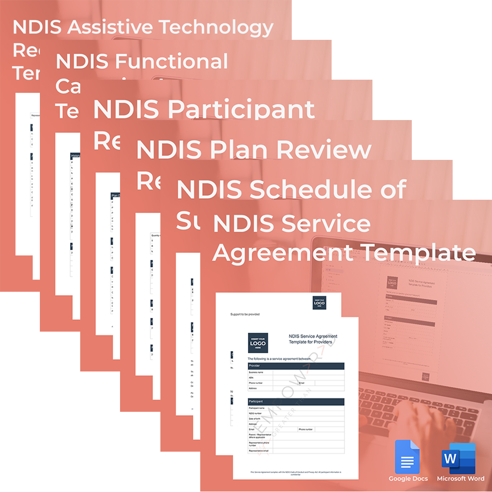 NDIS Allied Health Documentation Templates – Complete Bundle