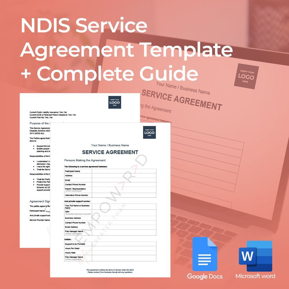 NDIS Service Agreement Template + Complete Guide