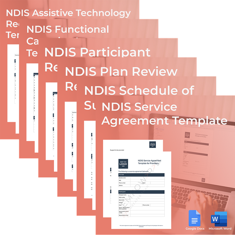 NDIS Allied Health Documentation Templates – Complete Bundle