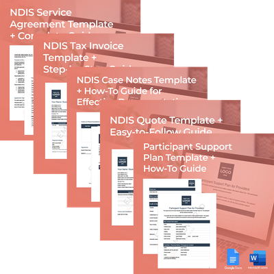 NDIS Independent Support Worker Templates & Guides | Compliance Bundle