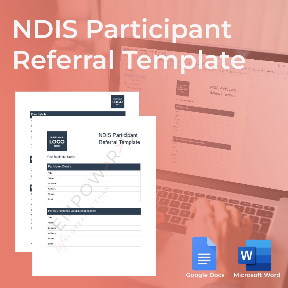 NDIS Participant Referral Template – Editable & Easy to Use NDIS Participant Referral Template – Editable & Easy to Use
