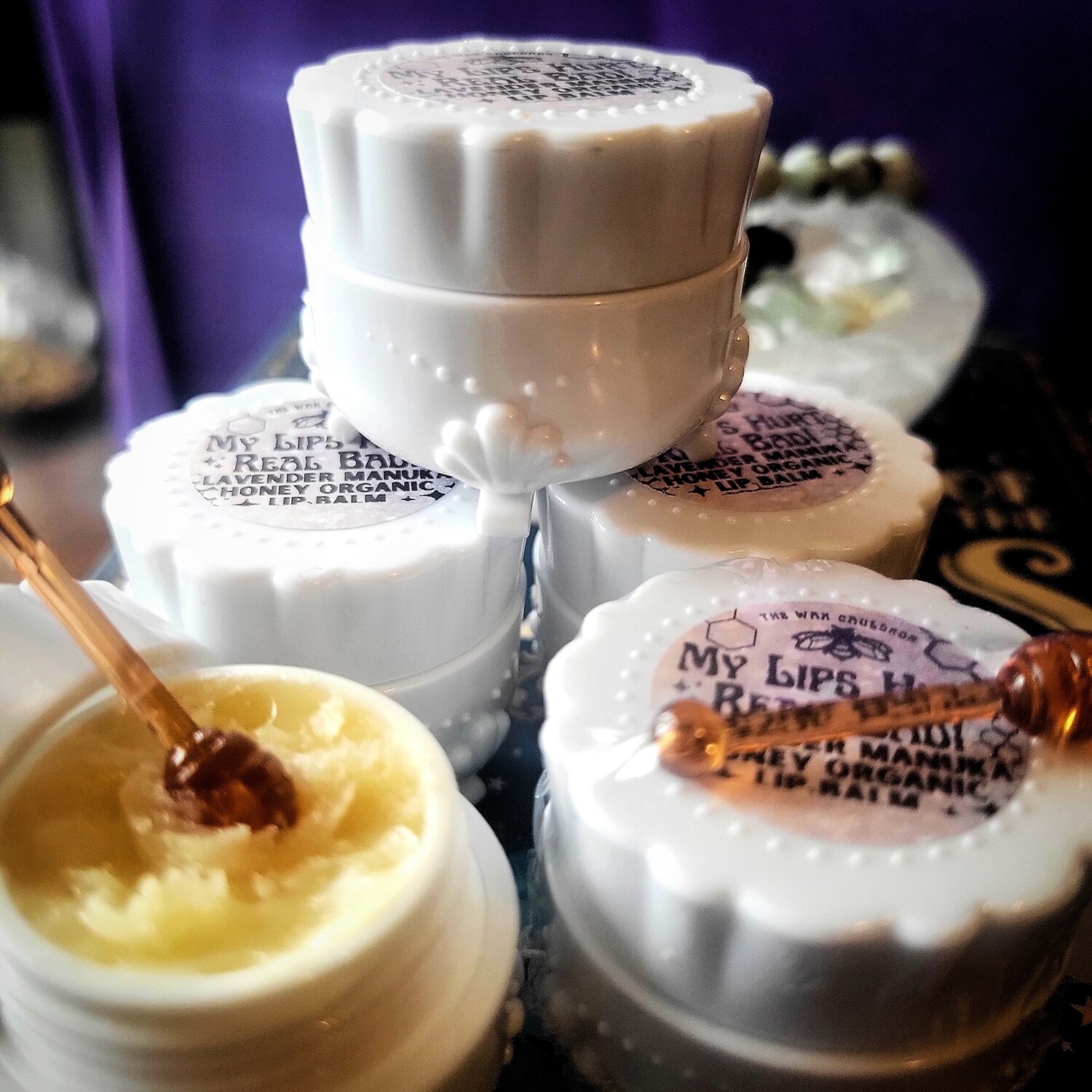 Organic Lip Balm- Lavender Manuka Honey
